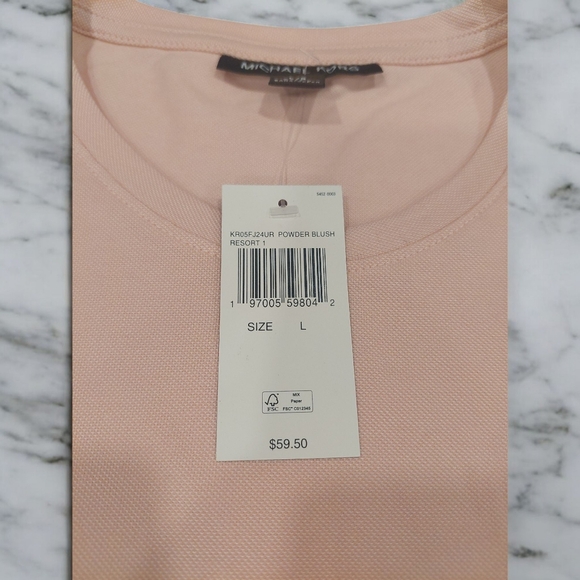 Michael Kors Cream Short Sleeve Tee - Picture 4 of 4